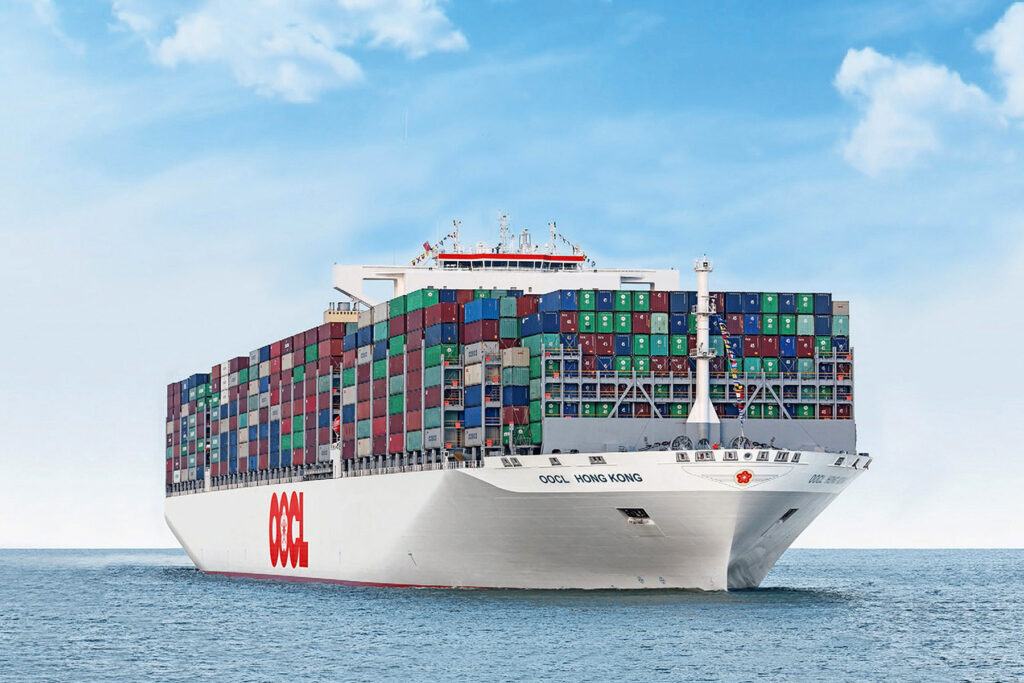 OOCL containership