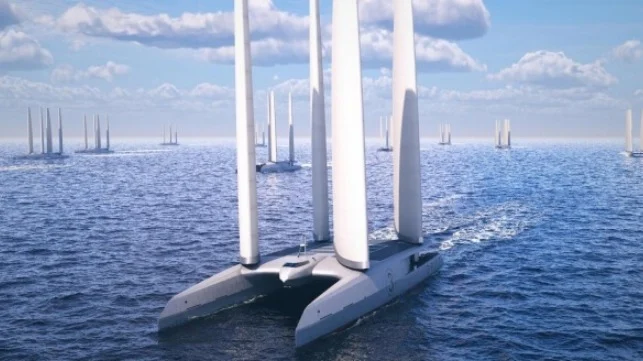 Drift Energy розробляє вітрильні судна, що вироблятимуть зелений водень.