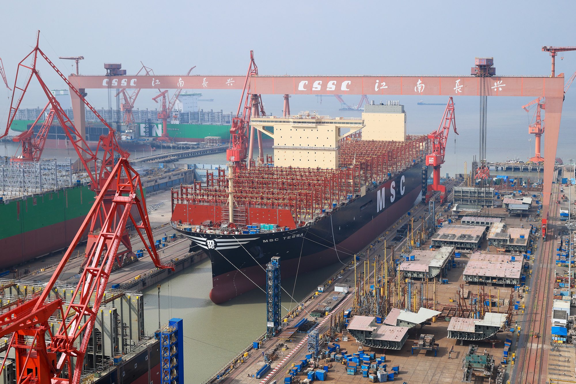 MSC Tessa на верфі у Китаї