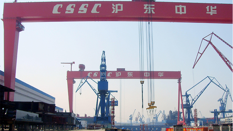 CSSCs HudongZhonghua Shipbuilding in Shanghai