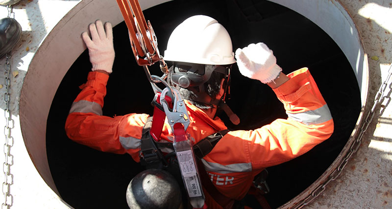 enclosed space on board