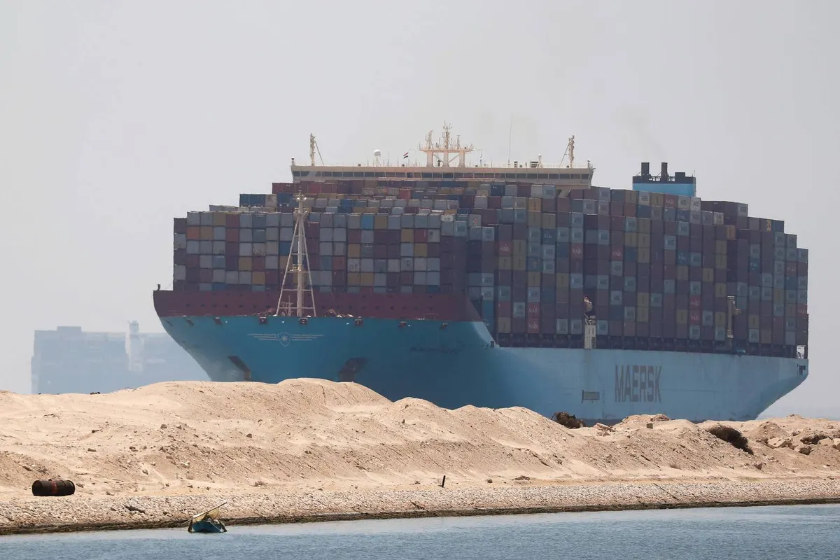Maersk has not set a date for Suez Canal transits