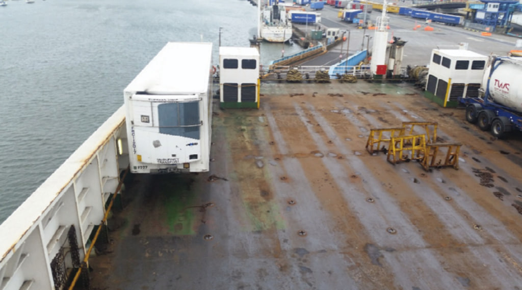 Crew member crushed while guiding tractor on Ro-Ro deck 