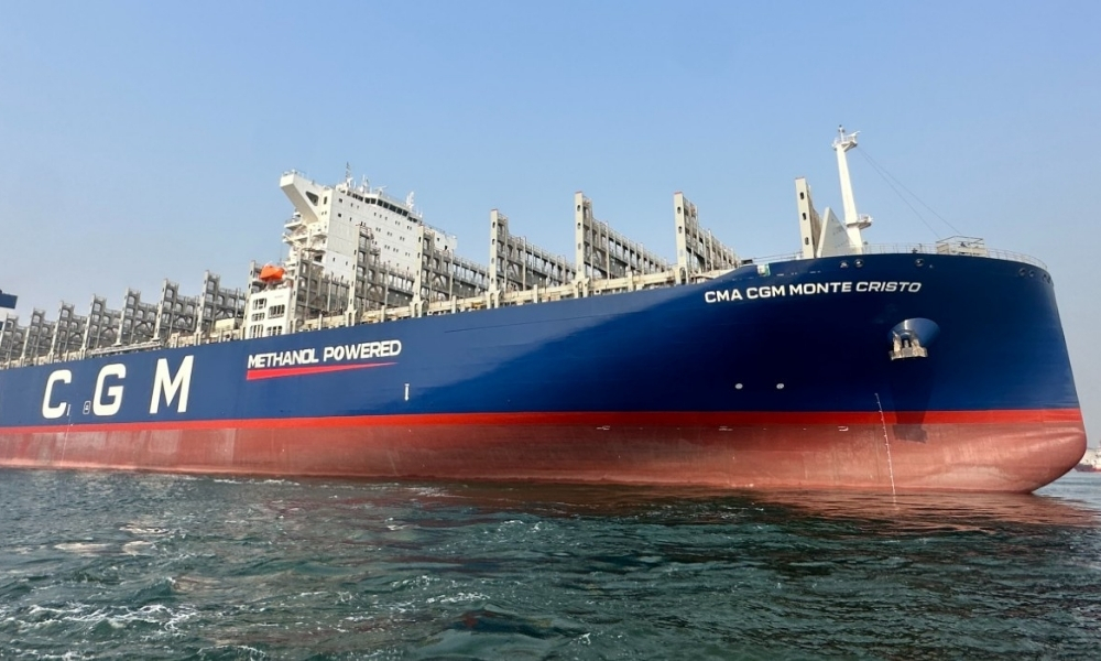 CMA CGM’s fleet hits 400 owned vessels with methanol-capable CMA CGM Monte Cristo