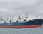 22 crew members of the bulker Aruna Hulya were arrested in Lagos after authorities discovered 31.5 kg of cocaine hidden in a cargo hatch.