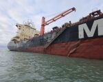 A year after grounding, MSC Baltic III remains stranded off Newfoundland
