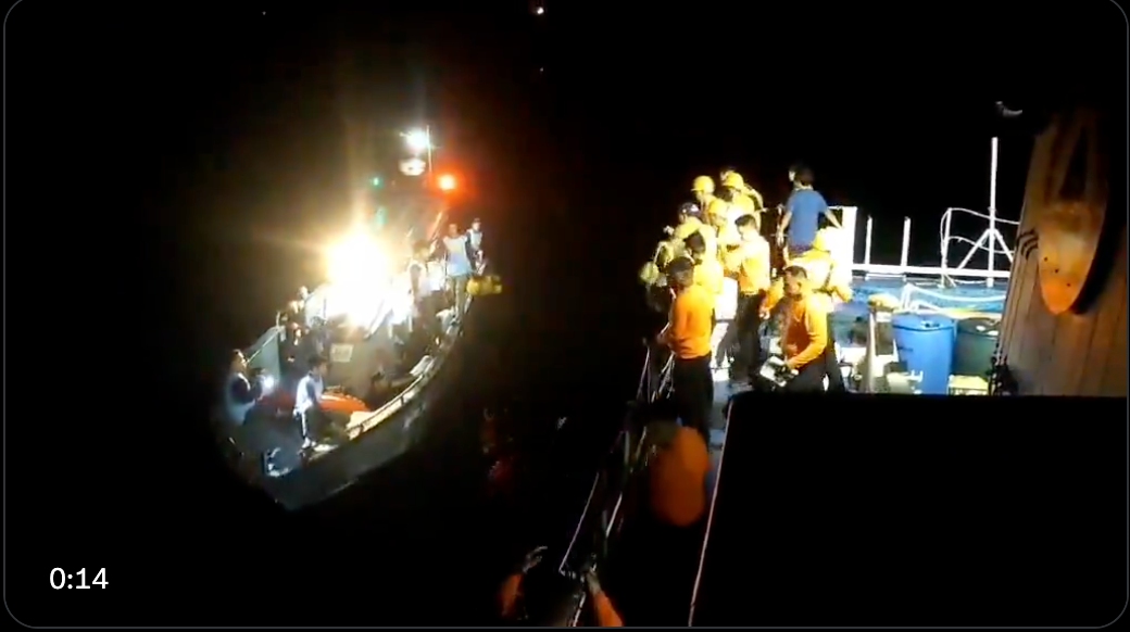 Ferry sinking off Philippines