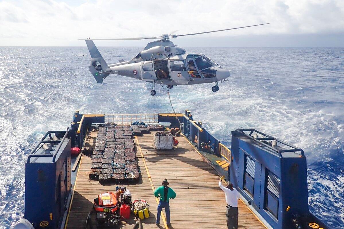 French forces have set a new record for cocaine seizures