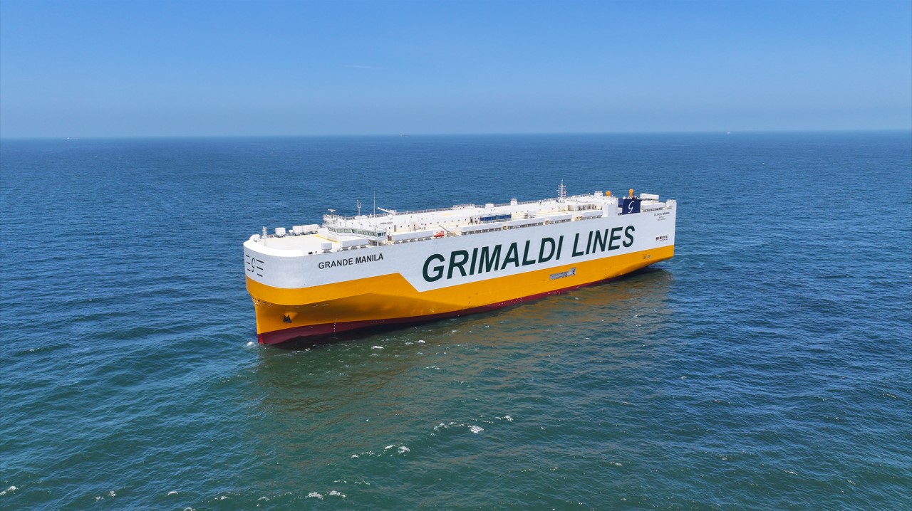 Ammonia-ready PCTC Grande Manila delivered to Grimaldi Group