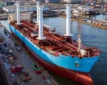 Maersk Trieste fitted with wind-assist eSAIL systems