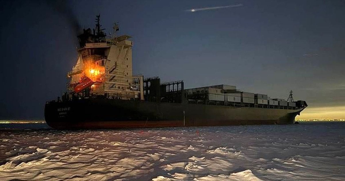 An explosion in the engine room of the MSC Giada III