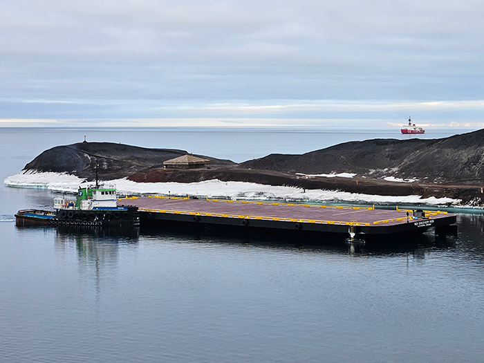 Permanent Docking Pier Arrives at McMurdo Station After 9,159-Nautical-Mile Tow