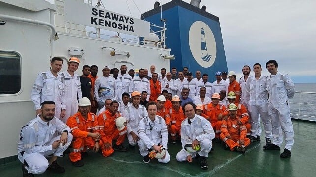 Tanker rescues 27 from lost tuna seiner