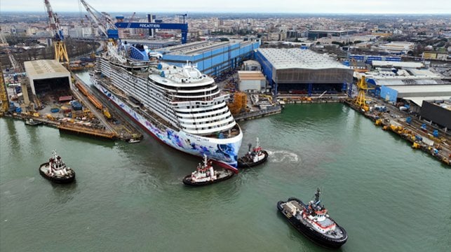 Norwegian Cruise Line extends ship orders with three newbuilds through 2037