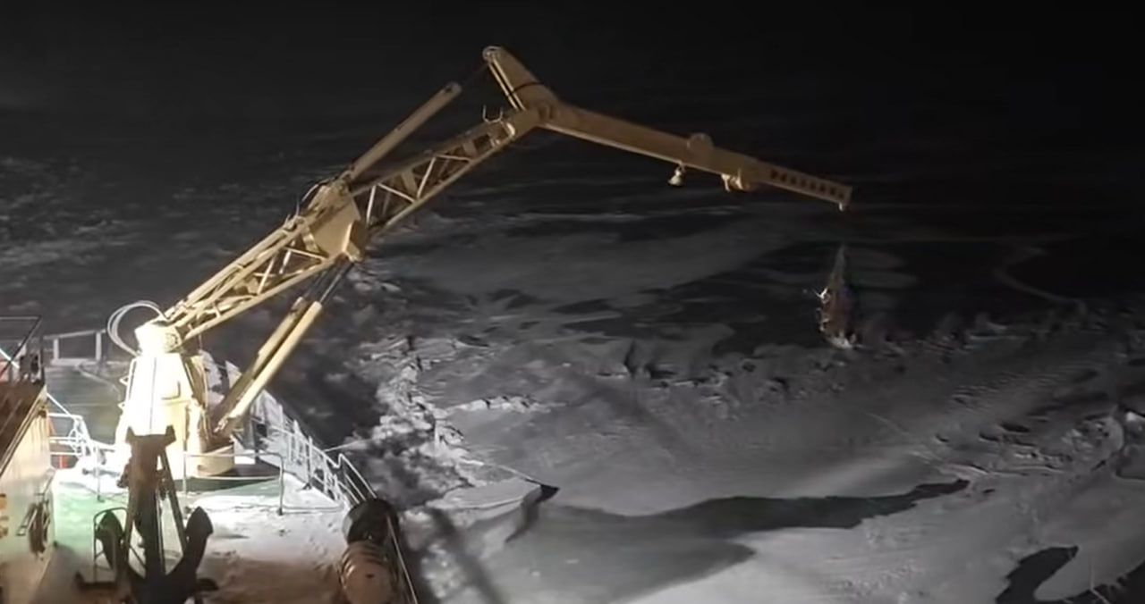 Latvian Icebreaker Varma Rescues Two from Drifting Ice Floe in Baltic Sea
