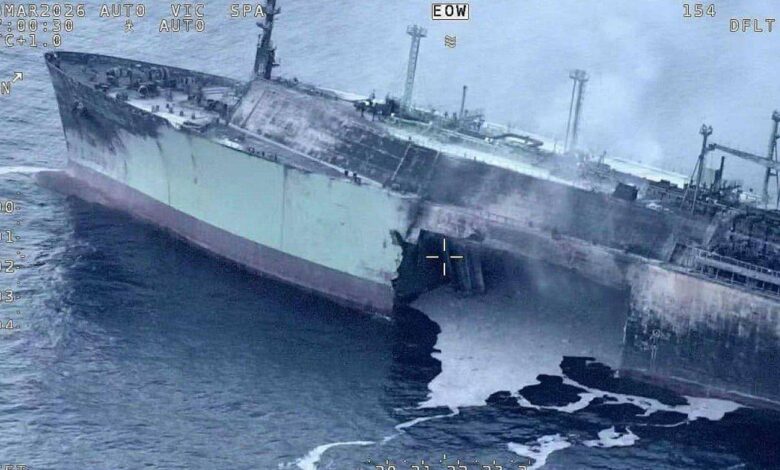 Sanctioned Russian LNG carrier Arctic Metagaz sinks in Mediterranean after explosion