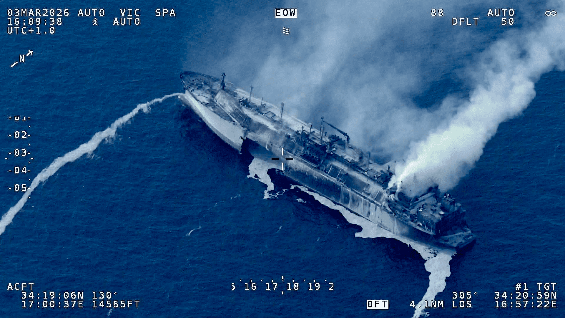 Damaged LNG tanker Arctic Metagaz drifting near Malta