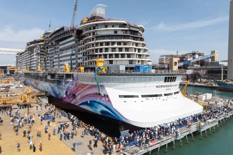 Fincantieri floats Norwegian Aura