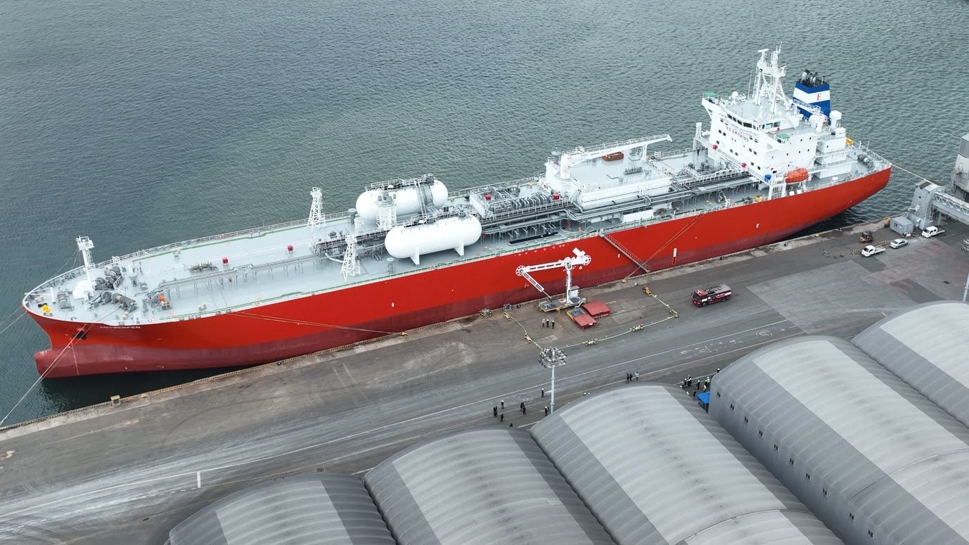 First ammonia bunkering completed in Ulsan