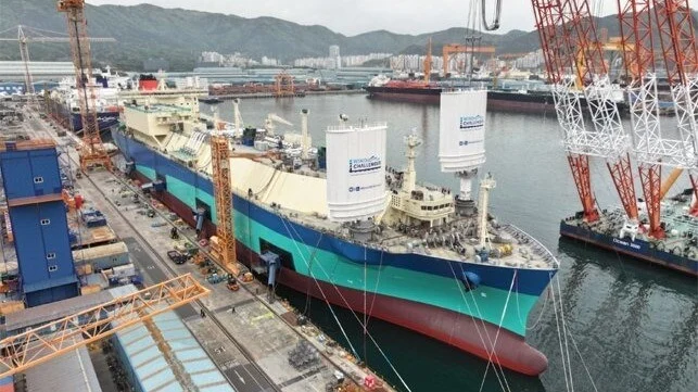 First rigid wind sails fitted on LNG carrier