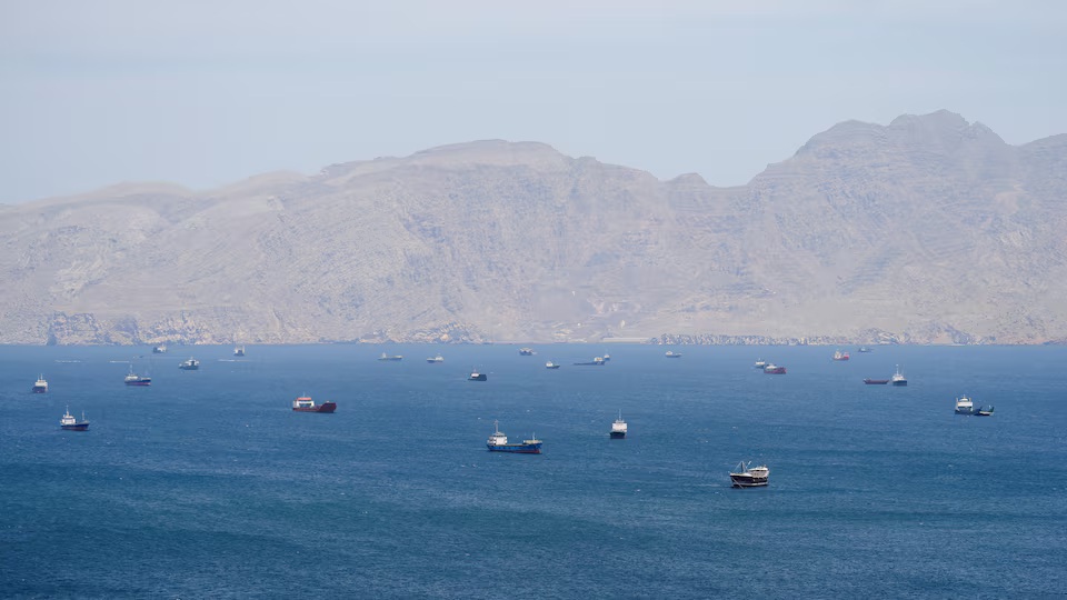 Suspected mine spotted near Strait of Hormuz
