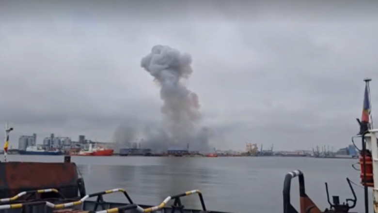 Marine drone explodes in Romania’s Port of Constanta