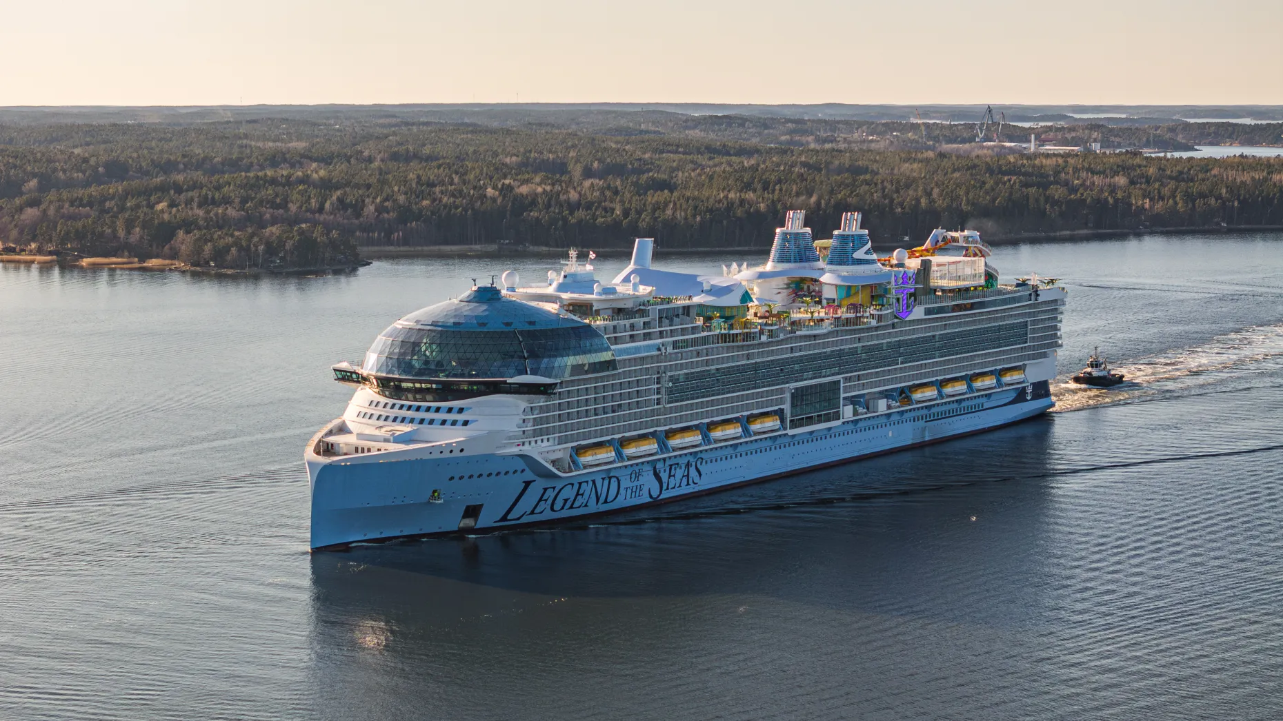 Royal Caribbean takes delivery of LNG cruise ship Legend of the Seas