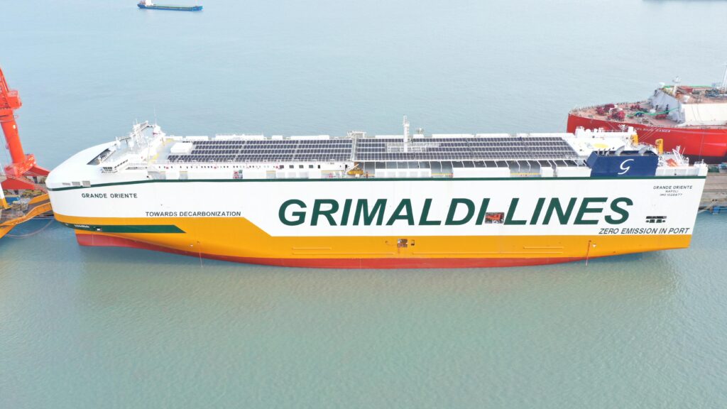 Grimaldi receives twelfth ammonia-ready vehicle carrier