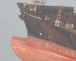 MSC Silvana VIII partially sinks off Zhoushan