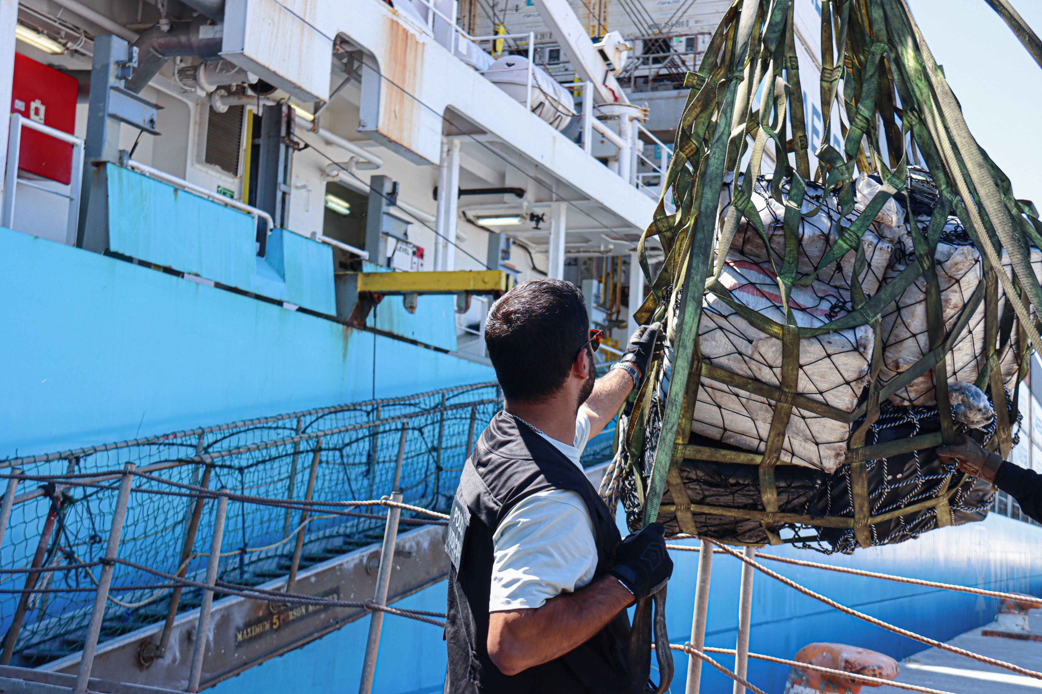 Portugal seizes five tonnes of cocaine from container ship