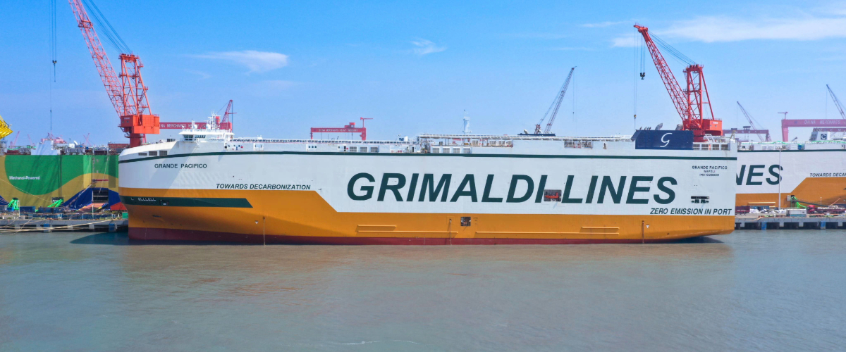 Grimaldi takes delivery of 9,800-CEU car carrier