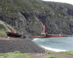 Salvors remove bow section from grounded MSC Baltic III