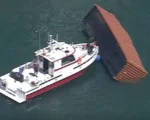 Three containers fall overboard at Port of Los Angeles