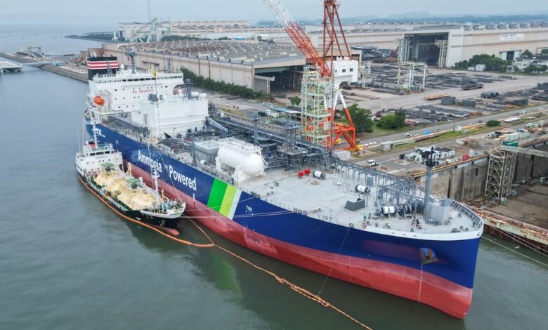 Japan completes world-first ship-to-ship ammonia bunkering