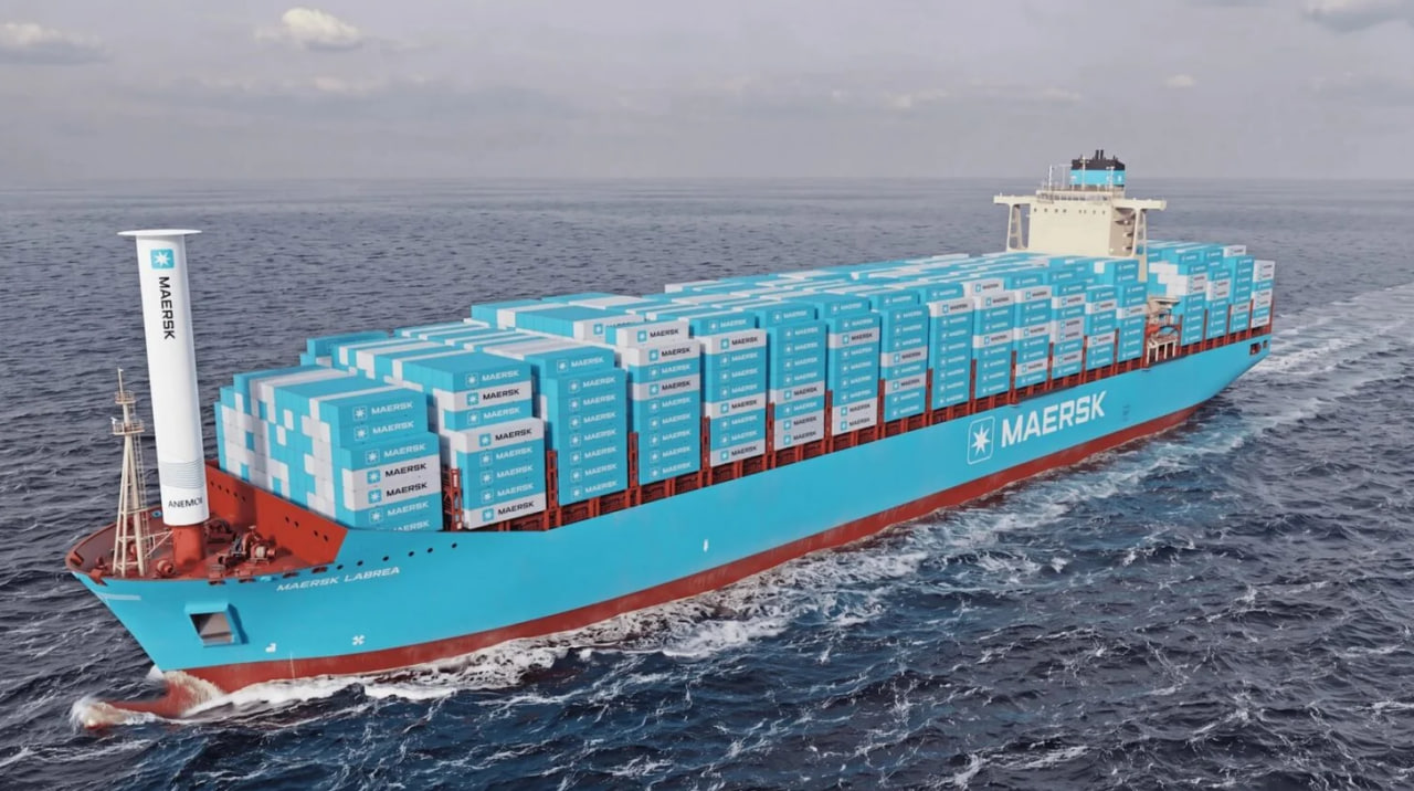 Maersk to test rotor sail on containership