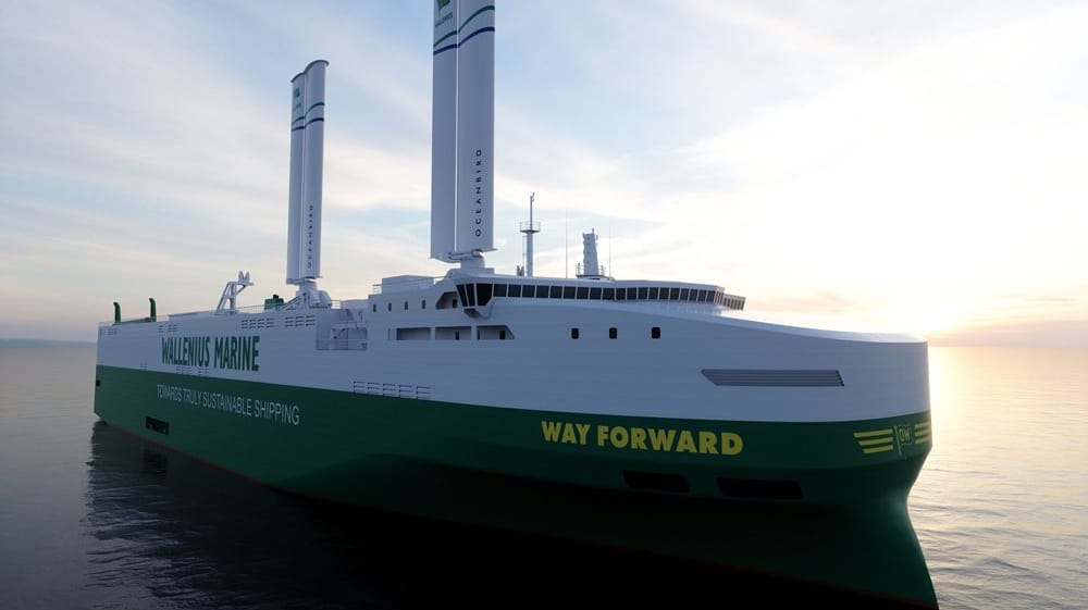 Wallenius to fit two wing sails on car carrier